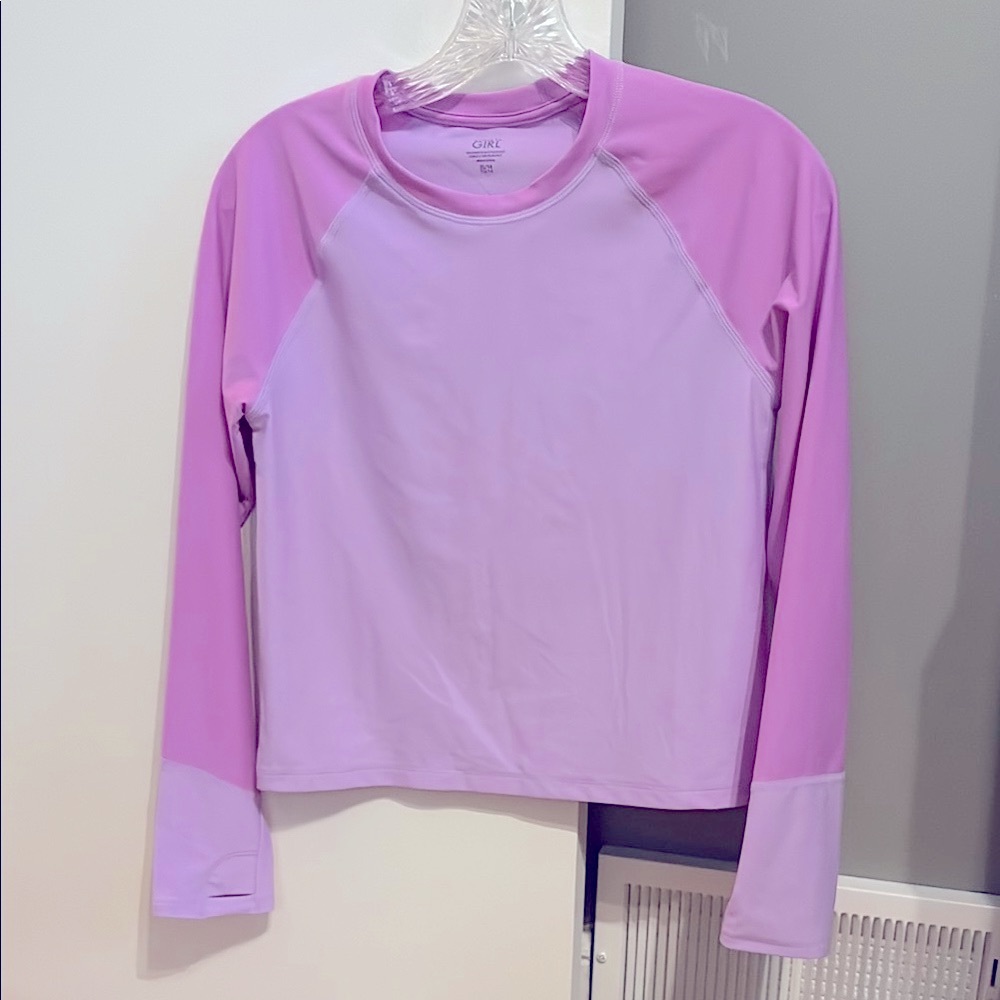 Athleta Girl Purple Long Sleeve Rashguard NWOT